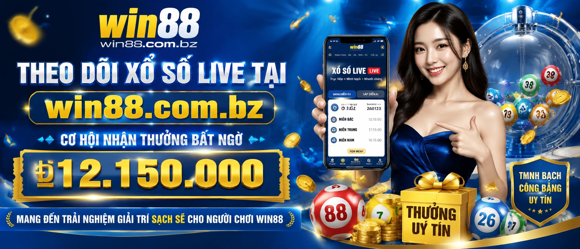 Xổ Số Win88 trên thiết bị di động với giao diện tra cứu nhanh